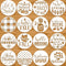Chuangdi 16 Pcs Large Round Stencils for Painting on Wood Welcome Summer Stencils Welcome Seasonal Reusable Stencils Snowflake Plastic Templates D...