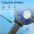 HandFan Portable Handheld Fan, Mini Personal Fan, Battery Operated Cooling Rechargeable Fan, 180° Foldable Small Hand Fan, USB Powered, for Home, ...