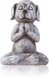 Meditation Dog Statue Dachshund Statue Garden Decor Resin Zen Dog Buddha Meditation Yoga Collectibles for Patio, Terrace, Lawn and Outdoor Garden ...