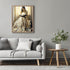 Posterizer 1 pcs-elegant woman in a white gown reading a book 1-Abstract & Modern Art Gift for Art Lovers Living Room Bedroom Decor- unframed wall...