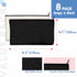 8 Pack Blank Cotton Canvas DIY Craft Zipper Bags Pouches Pencil Case for Makeup Cosmetic Toiletry Stationary Storage (Beige &Black 8.3” x 4.7”)...