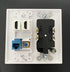 IBL-15A Power Outlet, 2 Port HDMI, 1 Cat6 Ethernet, 1 Coax Cable TV Wall Plate in White...