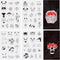 Magibeads 68 Patterns Animal Mushroom Water-soluble Embroidery Dog Cat Flower Ladybug Dragonfly Stick and Stitch Embroidery Paper Starter Kit for ...