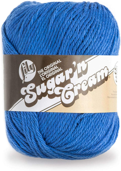 Lily SUGAR N CREAM SUPER SIZE Yarn, Dazzle Blue......