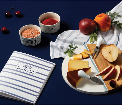 C.R Gibson Q12-24018 Double Sided Recipe Cards, 40pcs, 4'' W x 6'' L, True Blue...