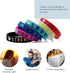 Inkstone Christian Inspirational Bible Silicone Rubber Wristbands 12 Pack - Motivational Wristbands Bracelets for Men & Women - Personalized Pack ...