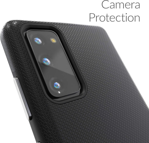 Crave Dual Guard for Samsung Galaxy S20 FE Case, Shockproof Protection Dual Layer Case for Samsung Galaxy S20 FE, S20 FE 5G - Black...
