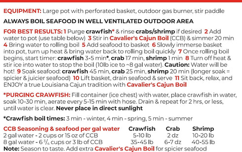 Cavalier's Cajun Boil (Granule, 15OZ)...