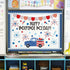 JarThenaAMCS 74Pcs Happy Independence Day Bulletin Board Kit Patriotic Red Blue Star Truck Fireworks Paper Cutouts with 100Pcs Glue Points 4th of ...