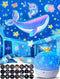 21 Sets of Films + Projector Night Light for Kids, Baby Star Projector for Bedroom, Ceiling, Kids Night Light with 360° Rotation Dimmable for Baby...