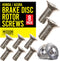 Mission Automotive 8-Pack of Rotor Screws for Brake Discs - Universal Fit for Honda, Acura, Hyundai and Kia Models - Stainless Steel Retaining Scr...