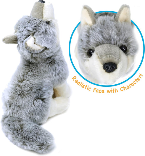 VIAHART Wolcott The Wolf | 11 Inch Stuffed Animal Plush | by TigerHart Toys...