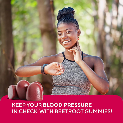 Beet Root Gummies - Cardio Beet Gummies 2600mg - Nitric Oxide Gummies with Beet Root, Grape Seed Extract, Coq10, Vitamin C & B12 - Beet Chews for ...