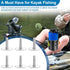 T Bolts for Kayak Track/Rail, Kayak Track Mount Accessories Screws 1 Inch Long, Nuts 1/2 Inch Wide, Kayak Hardware T-Slot Bolts 6 Pack...