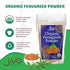 Jiva Organics Organic Fenugreek Powder 7oz Bag - Gluten Free, Non-GMO, Methi Powder, Pure, Raw & Natural - Great As A Spice Or Even For Hair Growt...