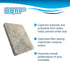 HQRP Water Filter Compatible with Trane HUMD200, HUMD200A, HUMD200T, HUMD200ABA00B Whole House Humidifiers, American Standard BAYPAD01A1010A Replacement