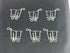 100 Count Shopping Cart Shaped Paper Clips Great for Paper Clip Collectors or Office Gift - Comes in Round Tin with Lid and Gift Box - Silver Meta...