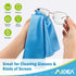 AIDEA Microfiber Glass Cleaning Cloths-8PK, Lint Free Streak Free Cleaning Towels, Quickly Clean Windows, Glass, Mirrors, Windshields, Stainless S...