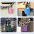 RESET-060 4 Digit Combination Lock Outdoor Padlock for School Gym Sports Locker Fence Toolbox Gate Suitcase Hasp Black...