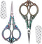 Small Embroidery Scissors with Cover -Cute and Comfortable handles with Sturdy and Sharp Tips for Precise Cutting, Perfect Size for Keeping in You...
