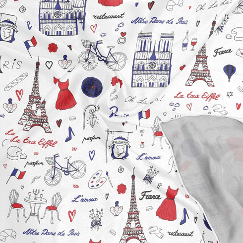 Square Scarf Paris Eiffel Tower Silk Feeling Bandanas Head Scarfs Hair Wraping Neckerchief for Women 23.6 Inch...
