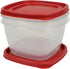 Rubbermaid Easy Find Lids Food Storage Containers, 7 Cup, Racer Red, 4-Piece Set...