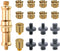 17PCS Camera Screw Adapter Set 1/4 Inch and 3/8 Inch Thread Screws Tripod Converter Mount for DSLR/Monopod/Light/Microphone/Action Camera...