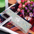 CCSmall for Samsung Galaxy S22 Plus Glitter Case with Ring Holder, Bling Sparkle Floating Liquid Soft TPU Cushion Fashion Girly Women Girls Clear ...