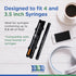 GMS 60 Unit Syringe Case - Holds New, Prefilled & Used Syringes with Needles - Small & Discreet - Ideal for Travel - Sharps Container - 2 Pack - B...