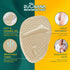 Ball of Foot Cushions (Beige) | Metatarsal Pads for Women (6 Pairs Foot Pads) | Reusable Shoe Inserts for Pain Relief | Non-Slip Heel Cushion Inse...