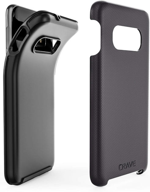 Crave Dual Guard for Samsung Galaxy S10e Case, Shockproof Protection Dual Layer Case for Samsung Galaxy S10e - Black...