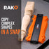 RAK Contour Gauge - 10 Inch Edge Profile Measuring Tool, Lock - Adjustable Irregular Shape Outline of Flooring, Laying Tile, Woodwork, Constructio...