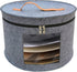 Hat Storage Box 17" D x 10.2" H Hat Travel Case Clothes Storage Bin for Women Stuffed Animal Toy Organizer Closet Organizer Bucket with Lid and Tr...