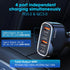 60W Fast Car Charger,SUNDAREE USB c Car Charger Fast Charging Cigarette Lighter Adapter, QC 3.0 18W & PD 30W Type c Car Charger with 3.3FT C to C ...