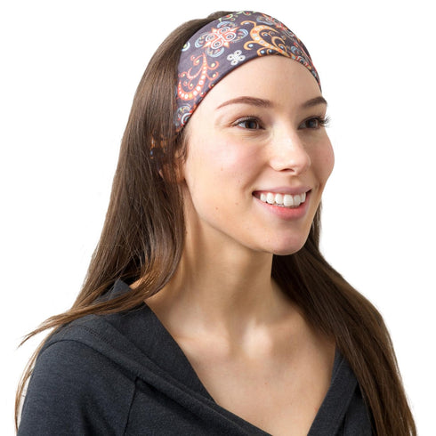 RiptGear Stretch Sport Headband for Women (Dark Unique) — Made of Non-Slip Sweat Wicking Fabric — Great for Yoga, Running or The Gym — Soft Headba...