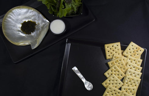 Hand craft Mother of pearl caviar spoon (1 QTY, 3.5 Inches)...