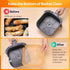 100 PCS Air Fryer Liners Disposable, Parchment Paper Liners for Air Fryer Basket, Air Fryer Sheets Round for Baking, Air Fryer Accessories...