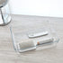 iDesign Rain Plastic Storage Organizer Bin, Container for Bathroom, Bedroom, Vanity, Kitchen Storage, 12" x 9" x 3", Clear,Clear...