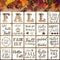 20 Pieces Stencils for Painting Reusable Animal Plant Music Stencil Spring Summer Fall Winter Stencil Template, DIY Stencils for Painting on Wood ...