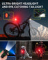 DARKBEAM Bike Headlight Rechargeable USB-C, Bicycle Lights 4000LM Ultra Bright, Mountain Bike Light Set for Night Riding, 6+5 Mode Waterproof Fron...