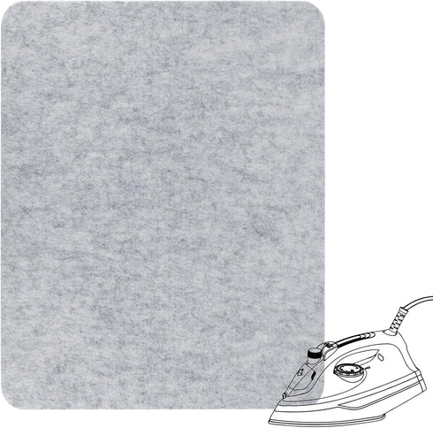 Wool Pressing Mat Portable Felted Ironing Board, 1/2 Inch Thick Retains Heat Pad for Quilting Supplies Sewing Notions DIY Crafts (17 X 13.5 Inch)...