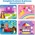 Skillmatics Art Activity - Dot It Unicorns & Princesses, No Mess Sticker Art for Kids, Craft Kits, DIY Activity, Gifts for Boys & Girls Ages 3, 4,...
