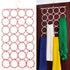 Super Z Outlet Foldable 28 Ring Hole Slots Space Saving Clothing Closet Hanger Scarf, Ties, Belts, Socks Organizer for Home Bedroom, Bathroom, Liv...