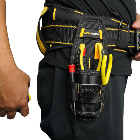 Small Tool Holder, Min Work Organizer Tool Pouch and Knife Holder with Snap Clip...