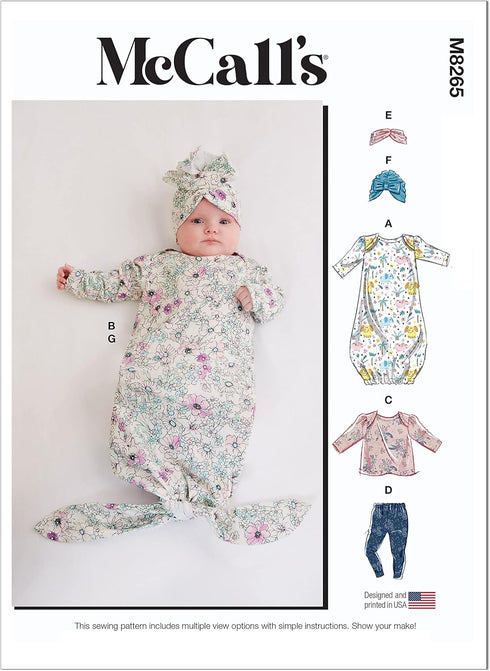 McCall's Baby Sportswear Sewing Pattern Kit, Multicolor...