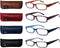 EYEGUARD Readers 4 Pack of Thin and Elegant Womens Reading Glasses with Beautiful Patterns for Ladies 1.50...