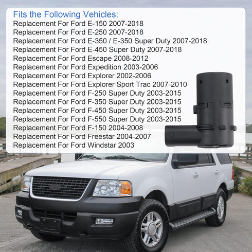 JDMSPEED New Set of 4 Pcs Bumper Backup Parking Sensor Replacement for 4F23-15K859-AA 4F2315K859AA...