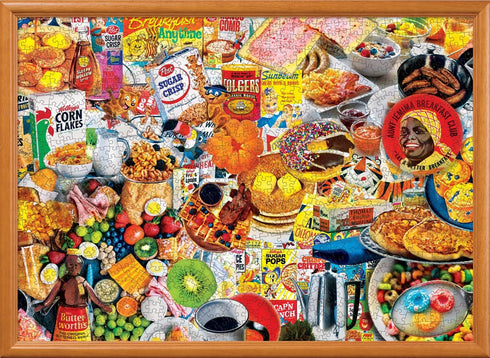 Masterpieces 1000 Piece Jigsaw Puzzle - Retro Flashback Breakfast Eats Morning Food Cereal - 19.25"x26.75" - Fun for All Ages...