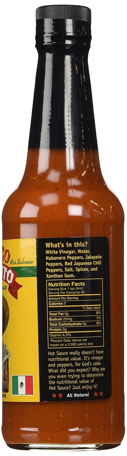 Gringo Bandito, Hot Sauce, 10 oz...