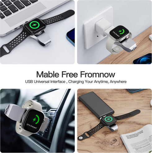 ???????????????? Compatible with Apple Watch Charger - Portable Magnetic Quick Charge for All Series-Ultra Series 9 8 7 SE 6 5 4 3 2 1 - Cableless...